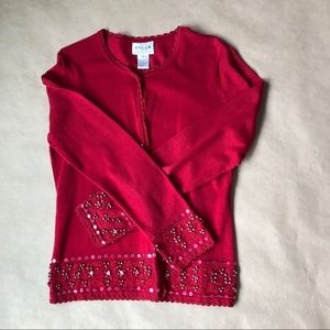 Oscar De La Renta Embellished sweater set